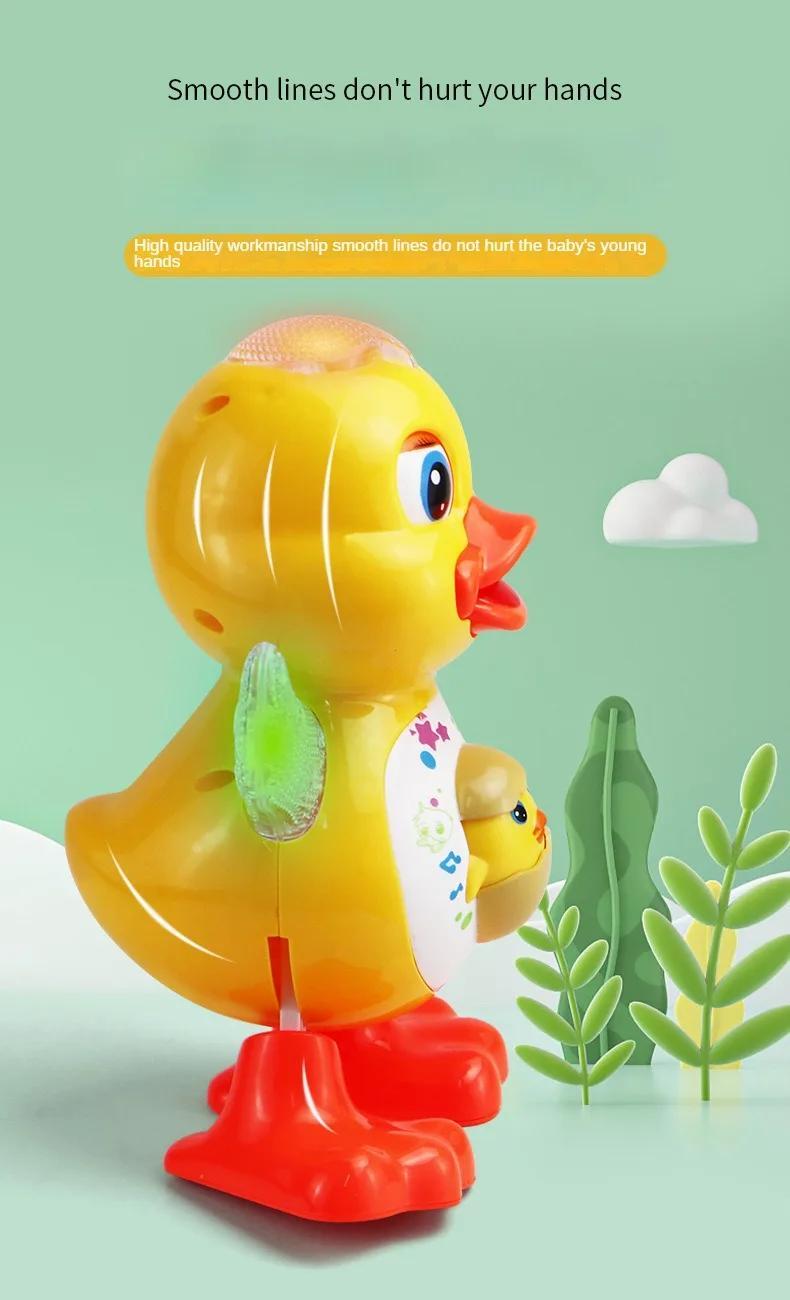 Dancing Electric Duck Toy – Lights, Music, Eye Blink, Fun Gift for Kids