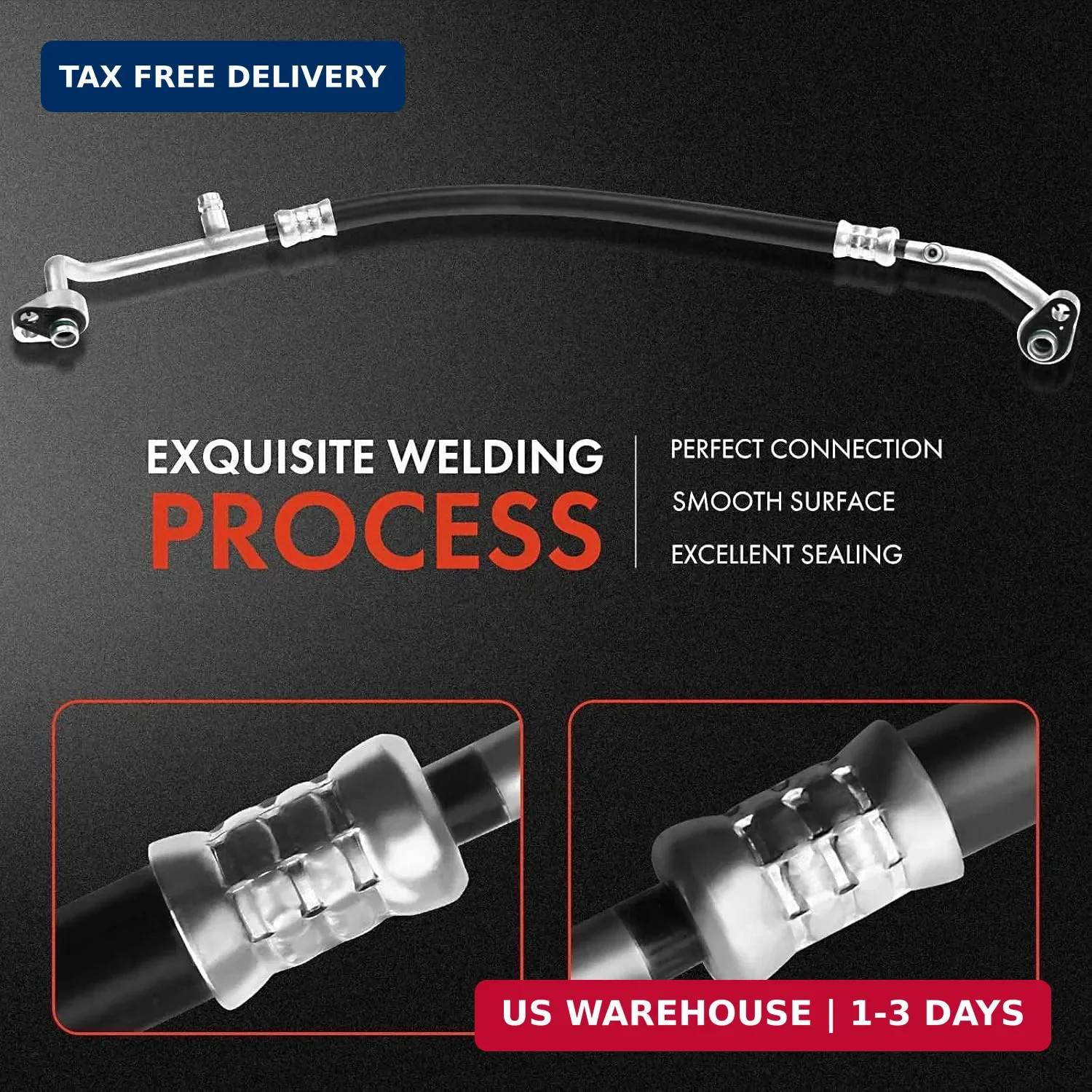 A/C Discharge Line Hose Assembly Compatible with Toyota Corolla 2009-2013