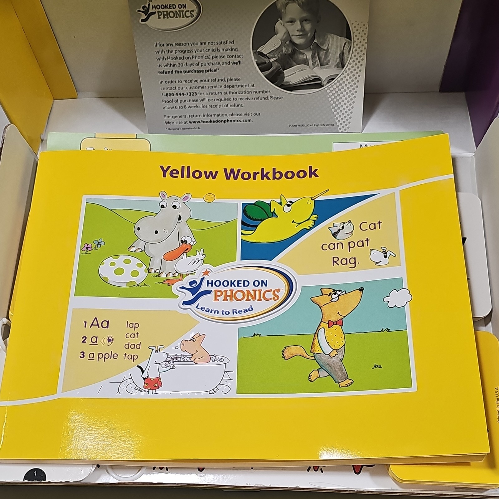 Hooked on Phonics Kindergarten Reading Set Books Cards CDs 4-7 Years