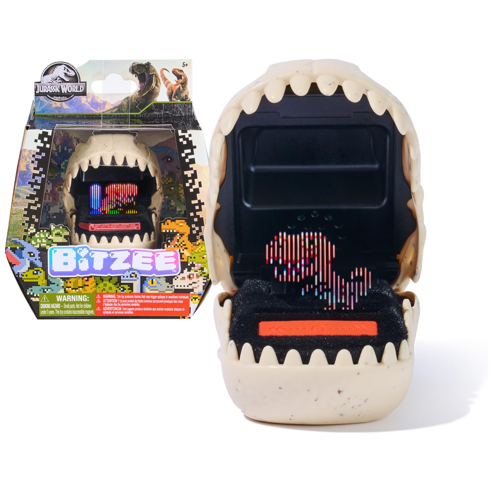 Spin Master Bitzee Jurassic World Interactive Dinosaur Toy, 25 Unique Dinosaurs,