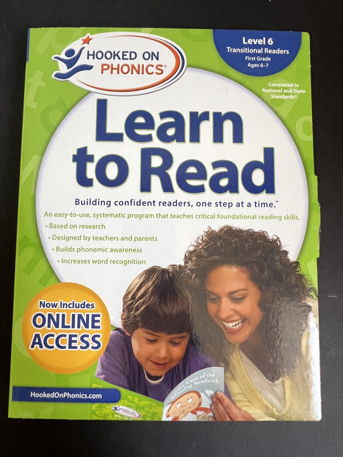 Hooked On Phonics Learn to Read Level 6 First Grade Ages 6 – 7 NEW SEALED