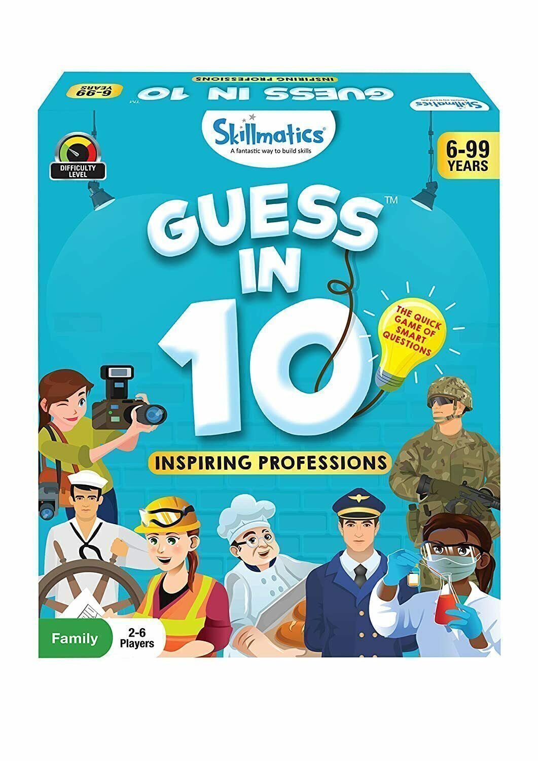Guess in 10 Inspiring Professions Card Game for Ages 6+ Years & Up