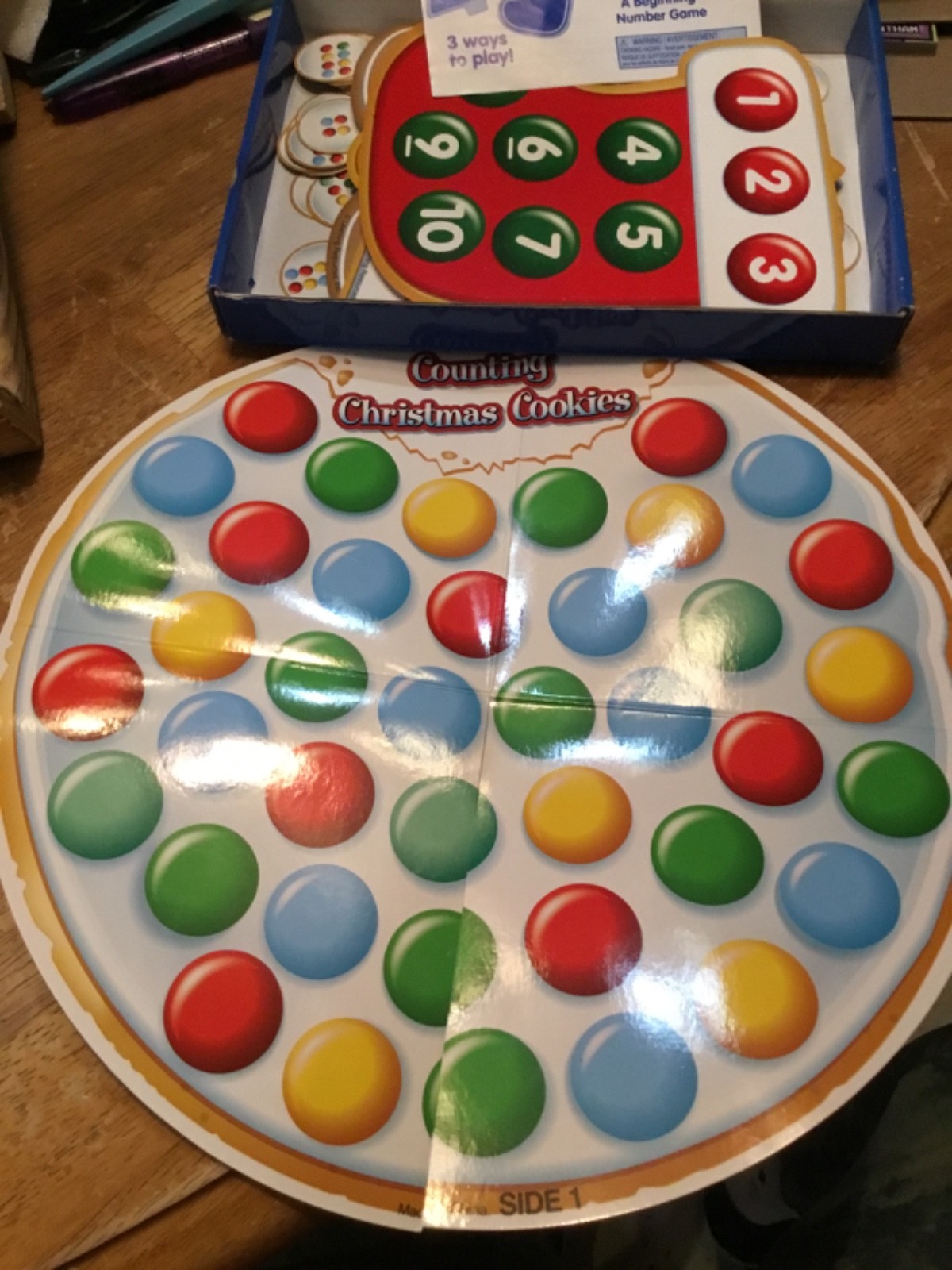 Learning Resources Counting Christmas Cookies -Missing 3 Cookies