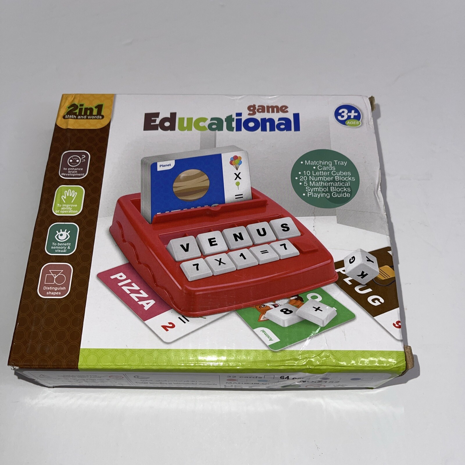 Educational Game – 2 in 1 – Math and Words