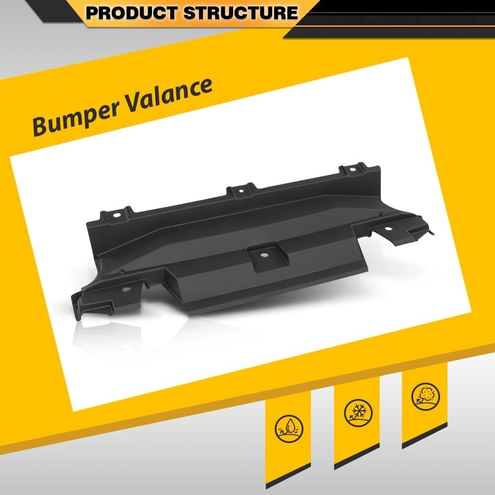 14-23 Toyota 4Runner Front Lower Bumper Valance Black TO1091100 w/o Chrome Trim