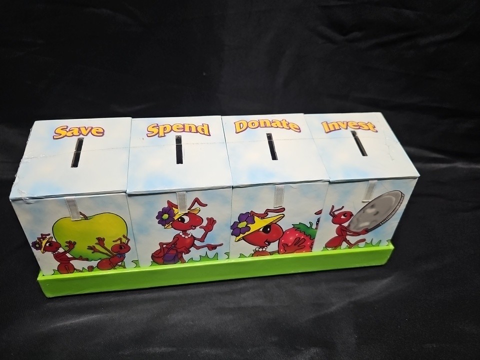Learning To Give Kids Mo Ey Management Boxes 2006 Save Spend Donate Invest New