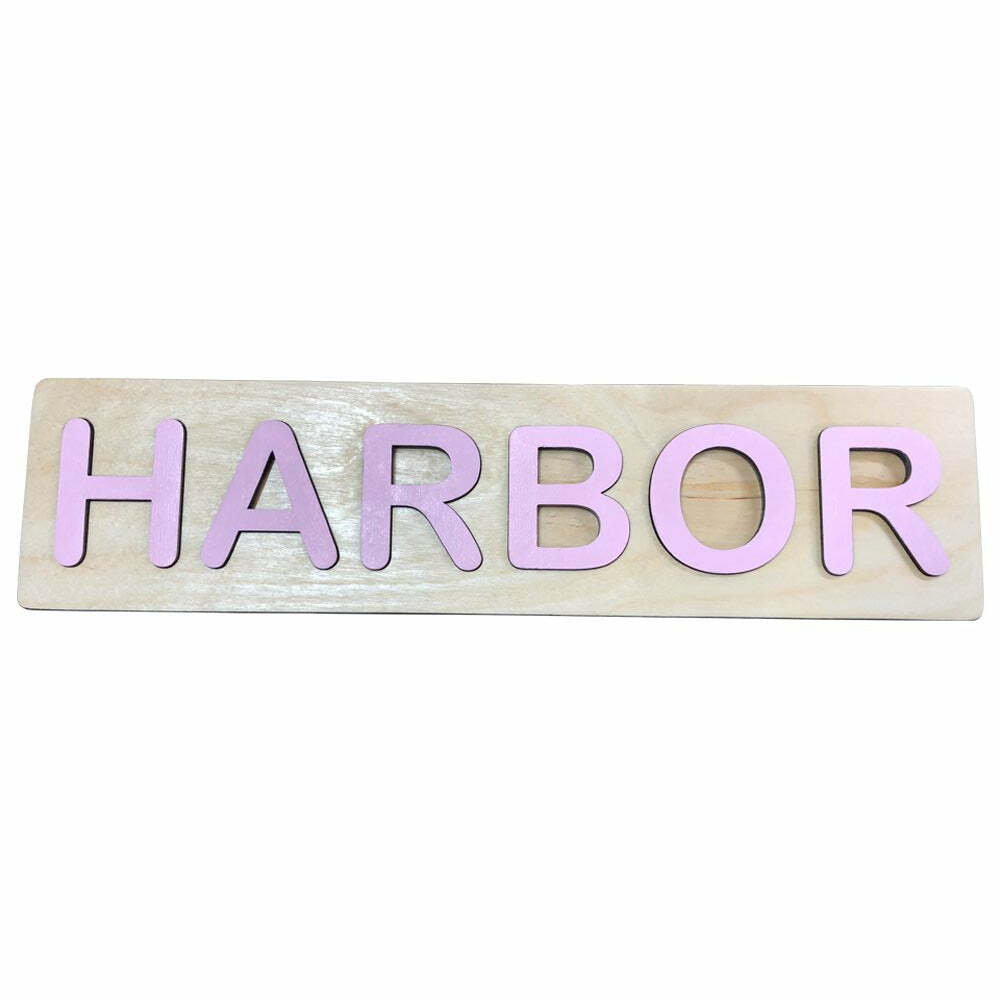 ” Personalized 3D Wooden Name puzzle – Fun for Kids Unique And Educational