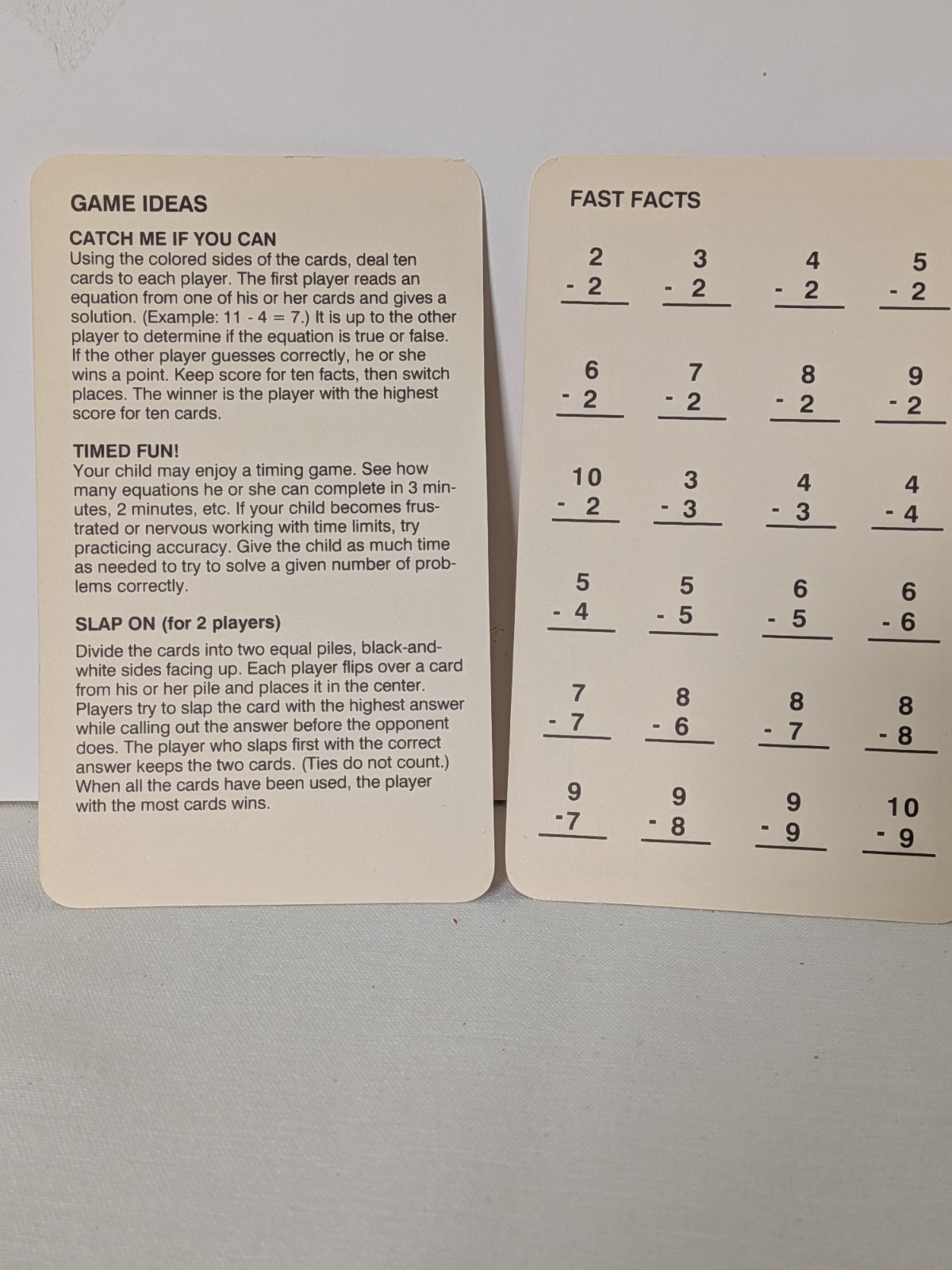 Vintage Disney-Themed Educational Addition and Subtraction Flash Cards by Golden