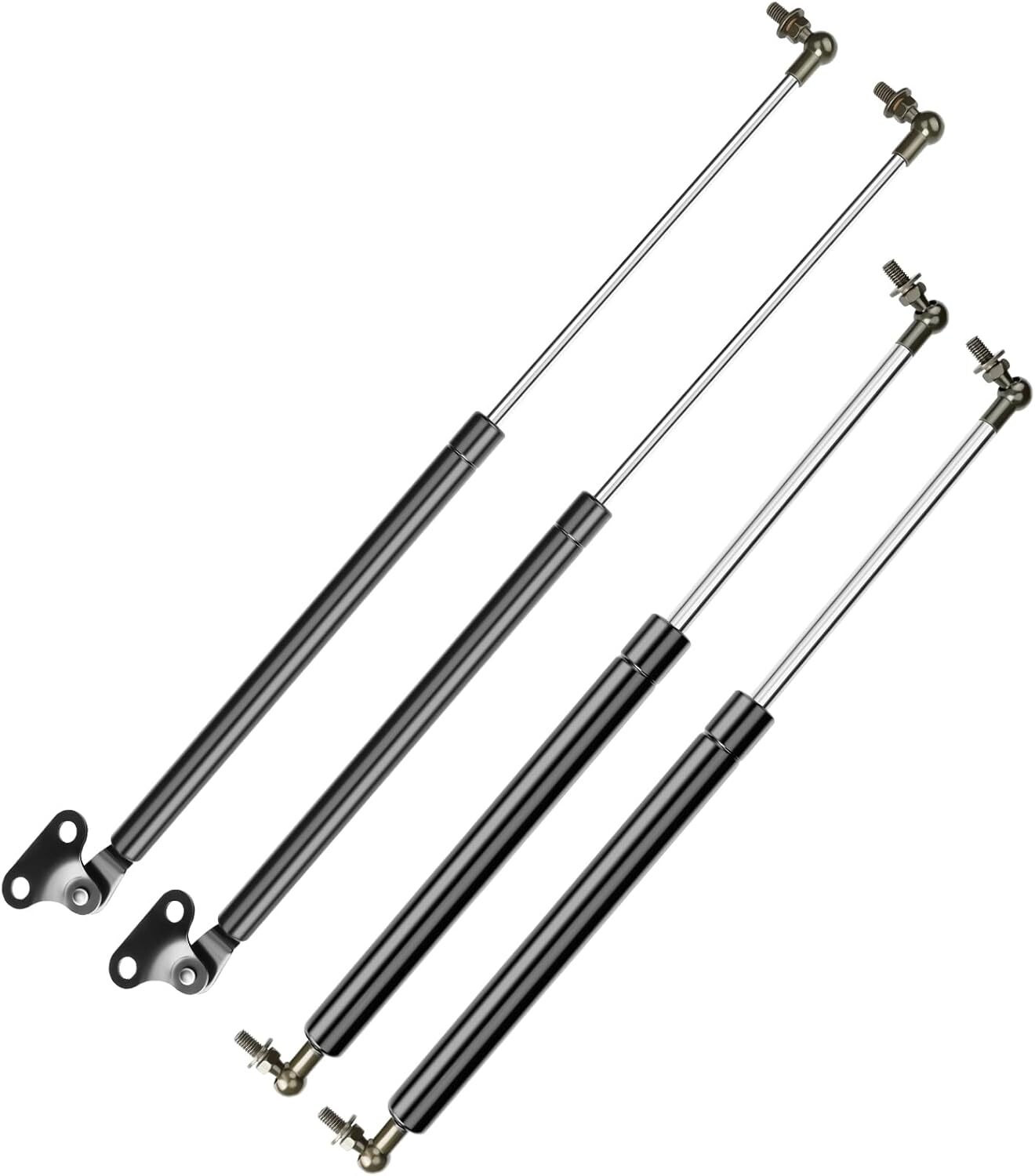 HHCSOP 4PCS Front Hood and Rear Hatch Tailgate Liftgate Lift Supports Gas Shock