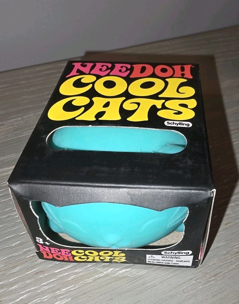 NeeDoh Cool Cats Stress Ball Pick Your Color