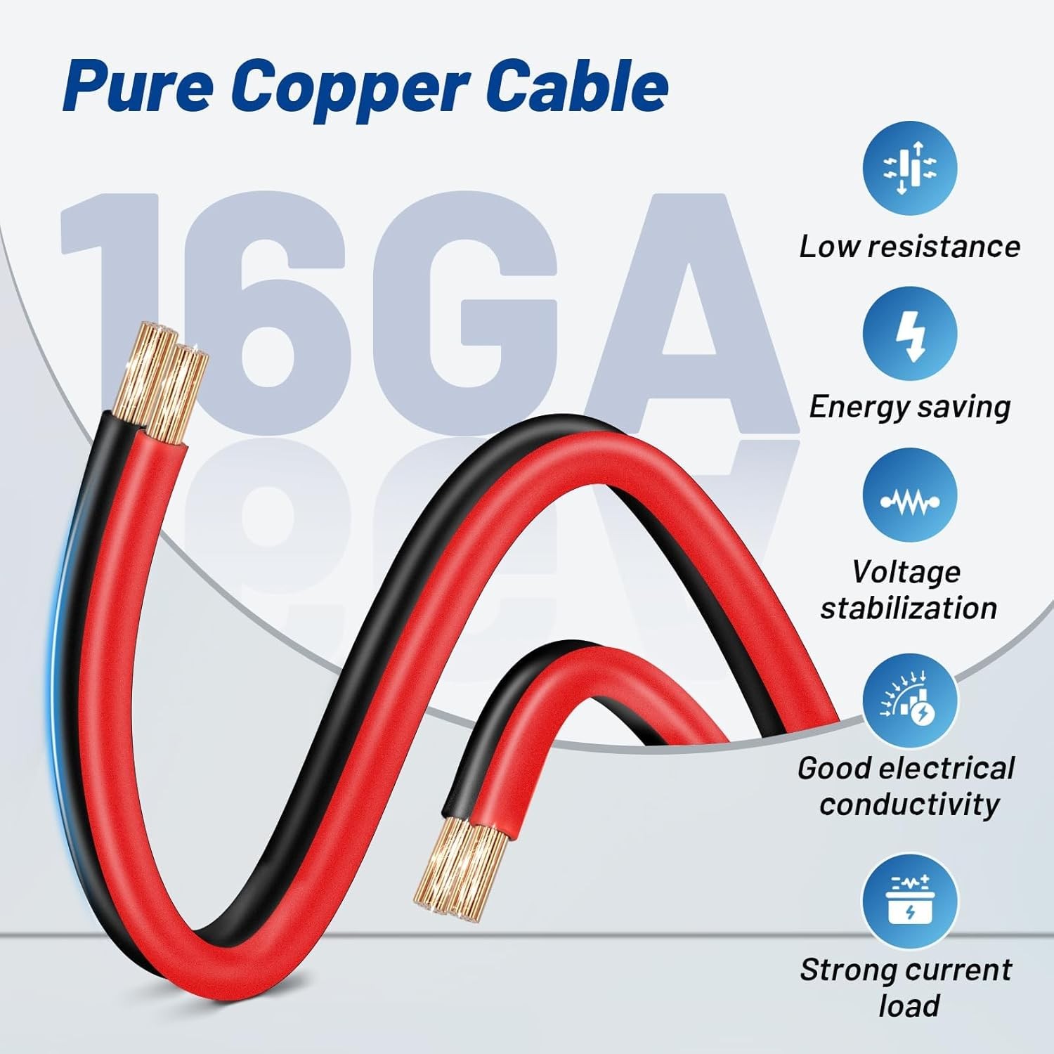 2 Pack Cb Radio Power Cord 12V 3-Pin Plug Fused Replacement CB Power Cable