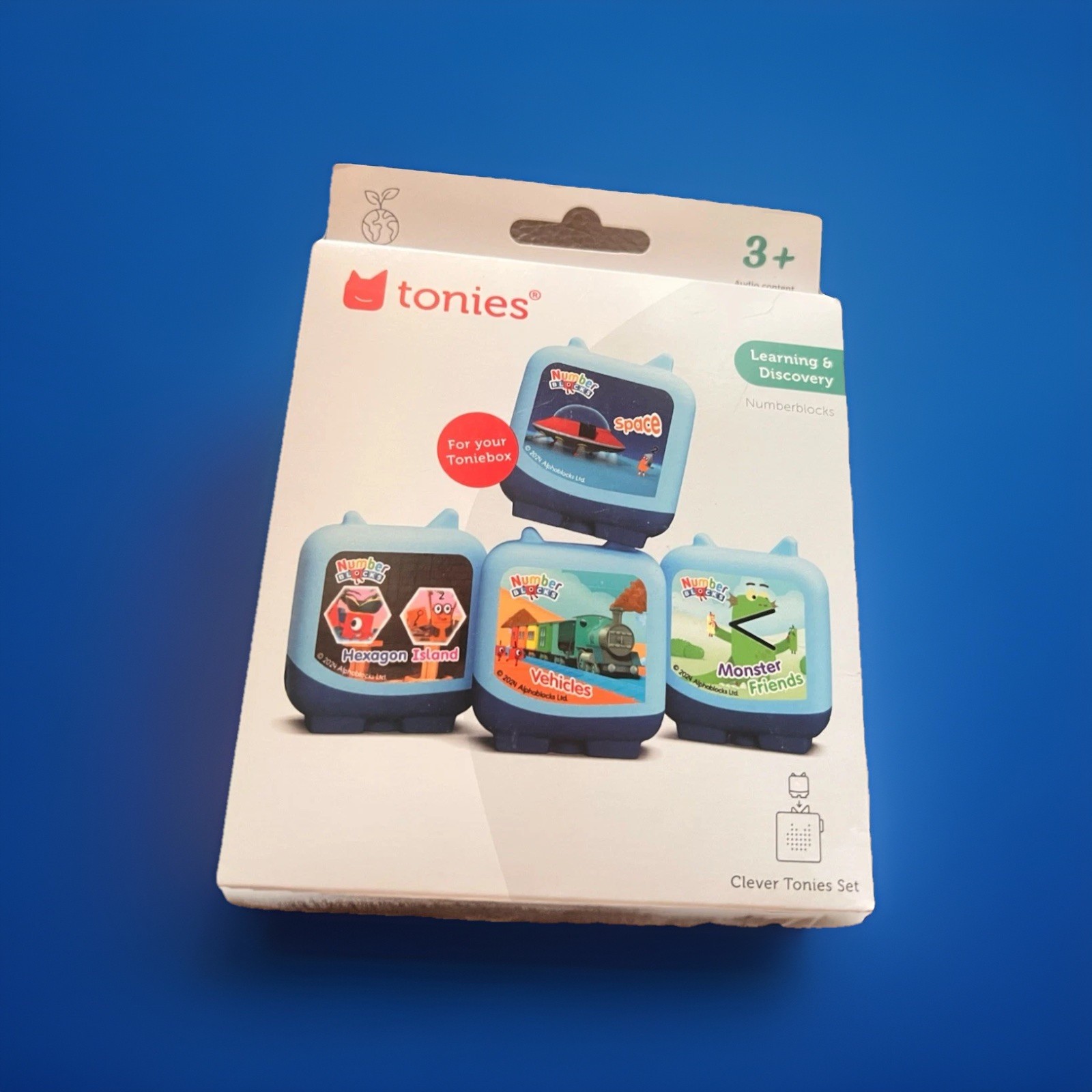 Numberblocks 🇬🇧 U.K. Exclusive – Tonies for Toniebox – NIB 2 Hours Of Content