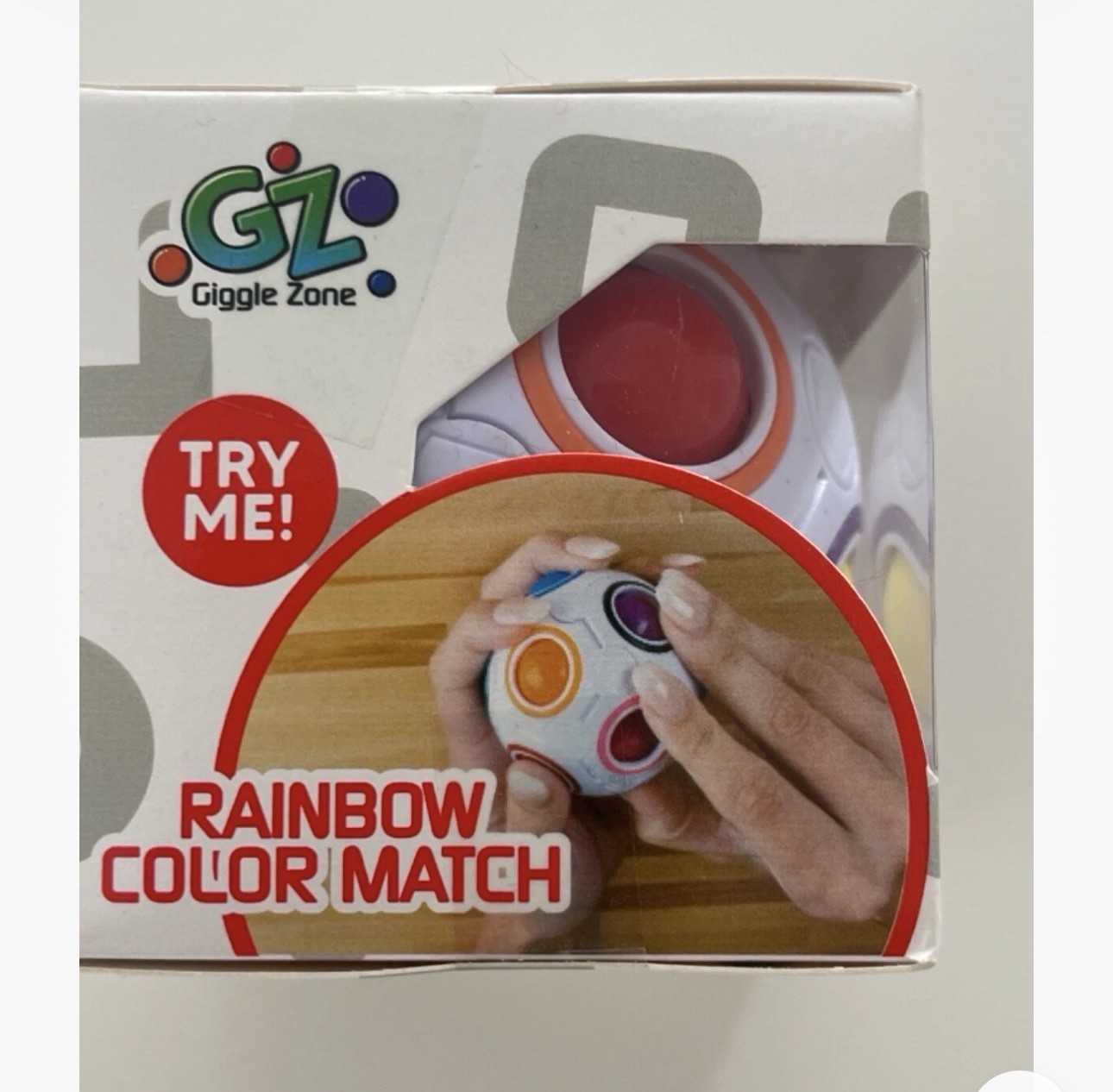 Giggle Zone Rainbow Color Match Puzzle Ball Novelty Toy NEW