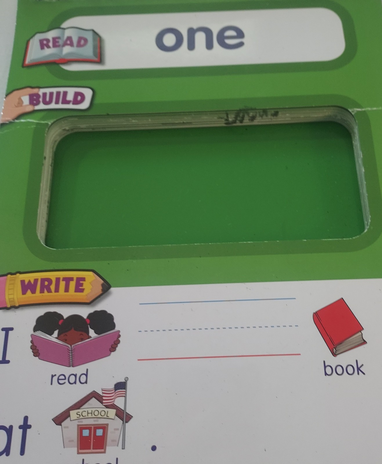 Lakeshore Read, Build & Write Magnetic Sight-Word Board Level 2
