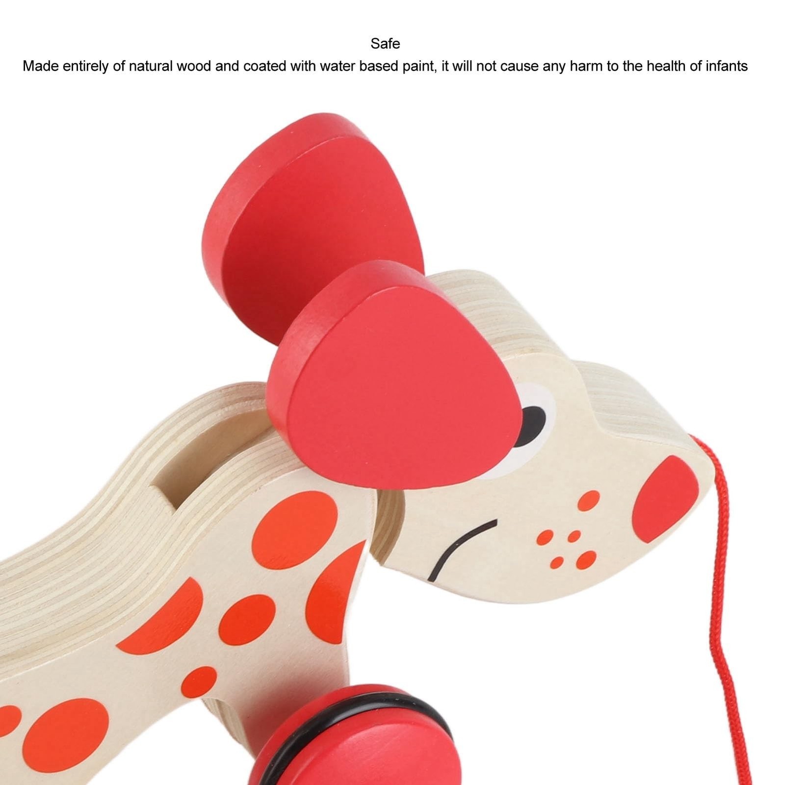 Push Pull Toy Puppy Walk Along Pull Wooden Hound Dog Walk A Long Puppy Wooden…