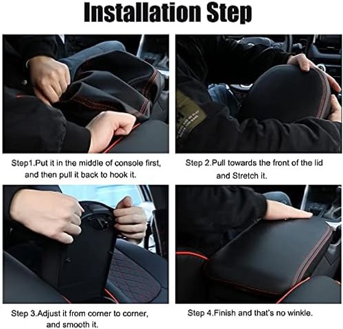 INTGET Center Console Armrest Cover for 2025 Toyota RAV4 Accessories 2024 202…