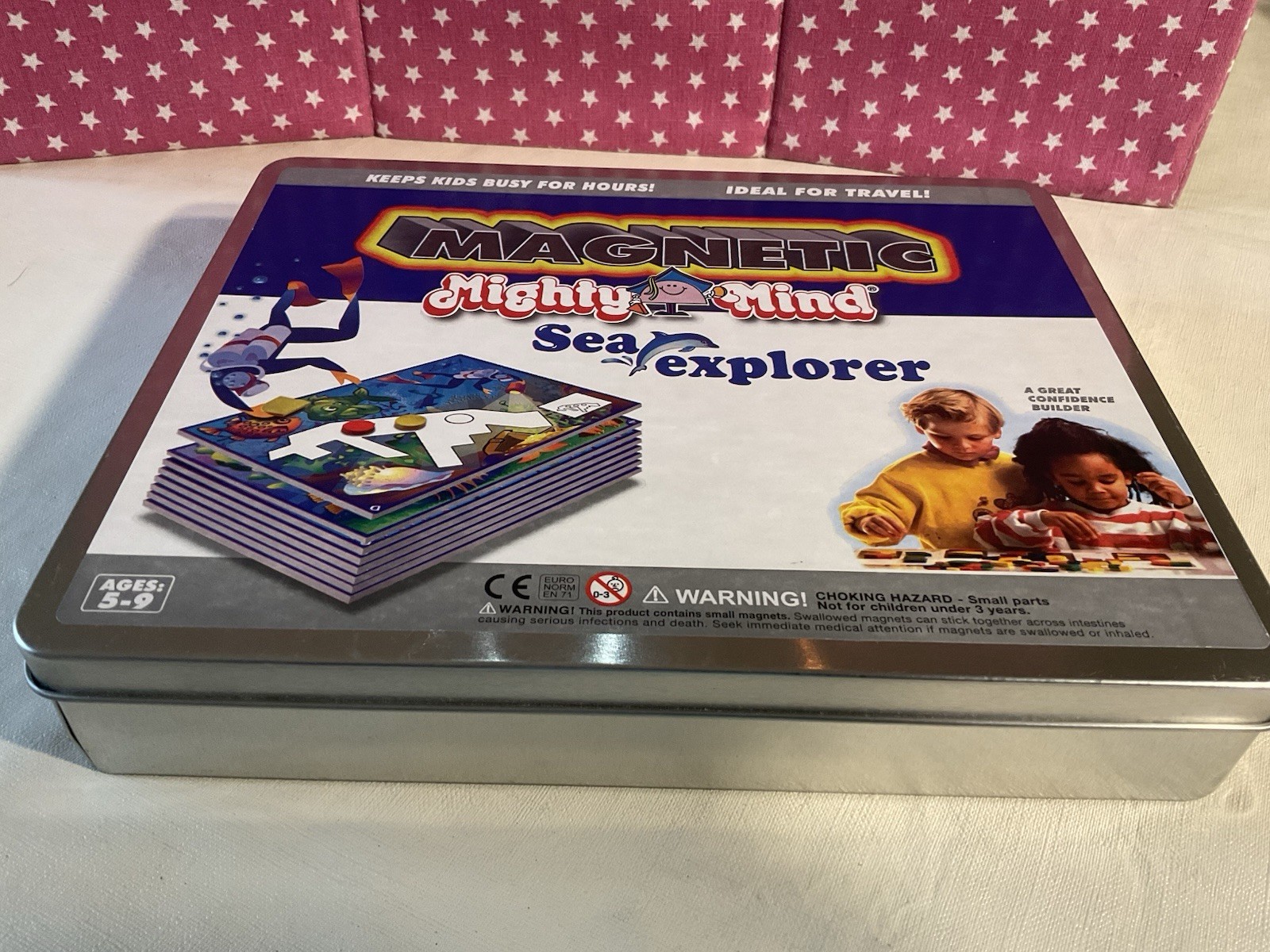2008 LEISURE LEARNING MAGNETIC MIGHTY MIND SEA EXPLORER TILES & PATTERN CARDS