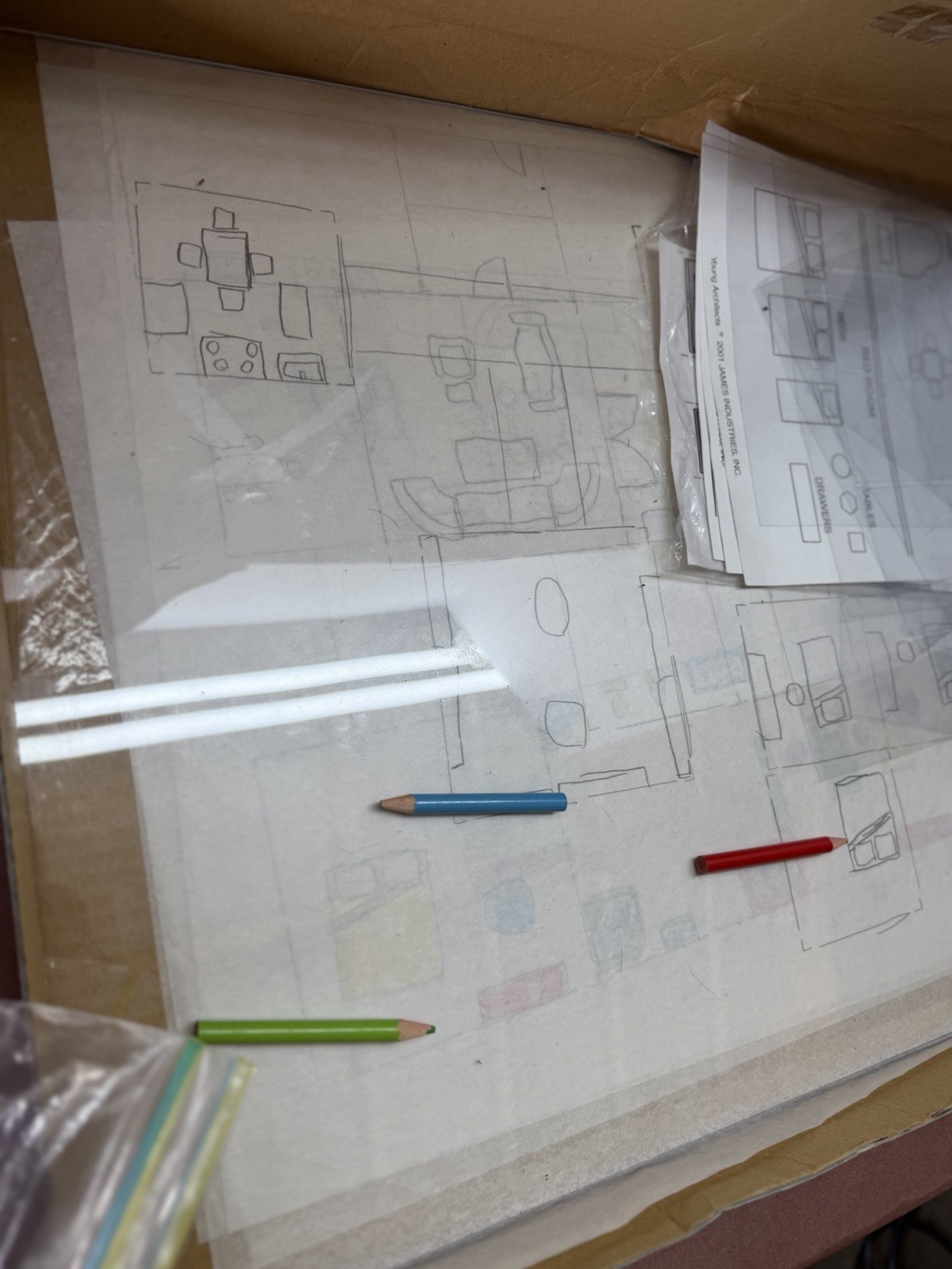 Slinky Science Young Architect Building Set with Helix Vellum Paper 50 Sheets