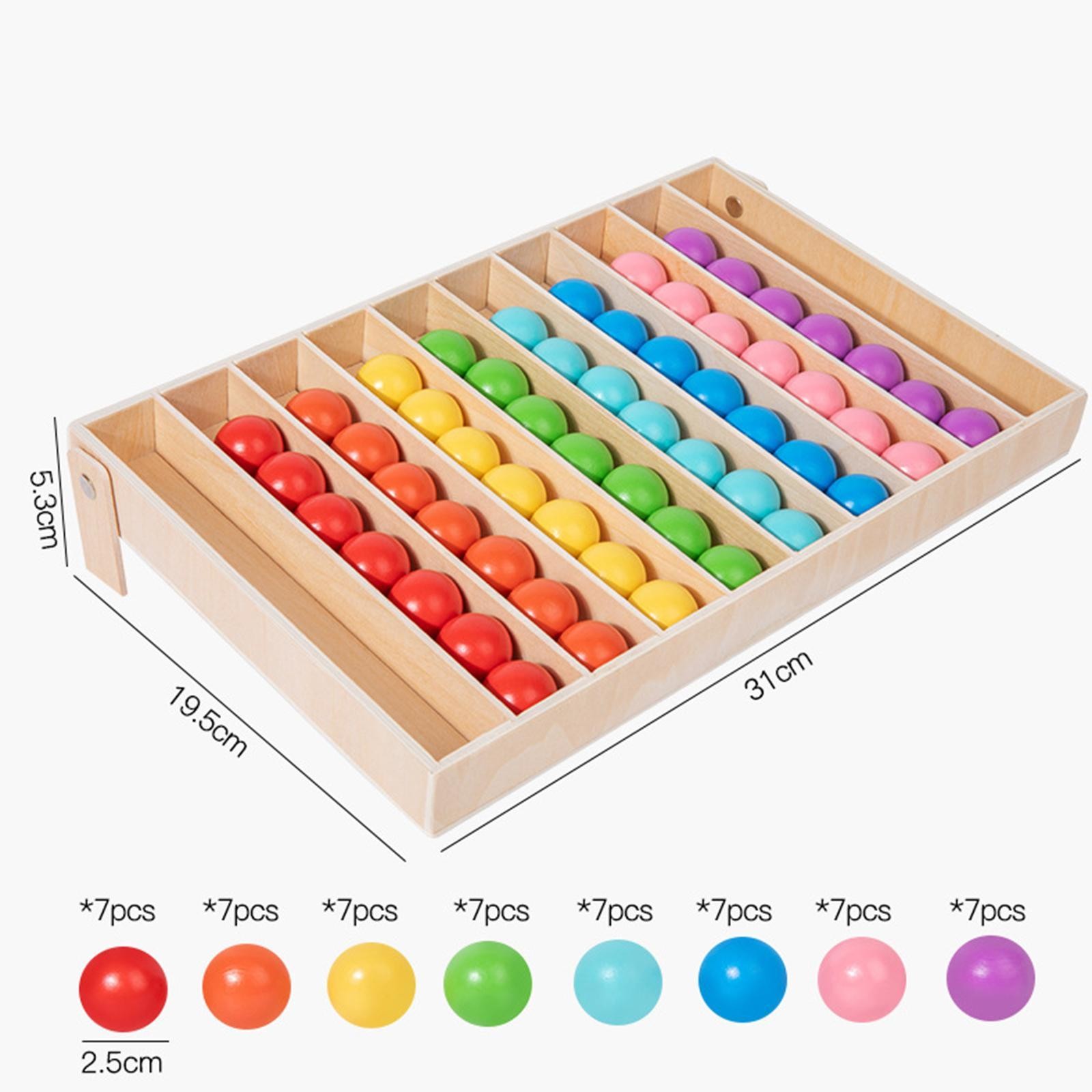 Color Sorting Toys Puzzle Portable Sensory Toys for Children Kids Boys Girls