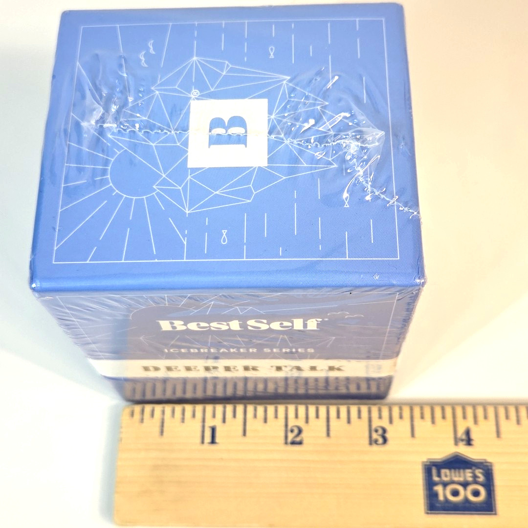 BestSelf Deeper Talk Icebreaker Series Card Game 170 Prompts New Sealed Box Gift
