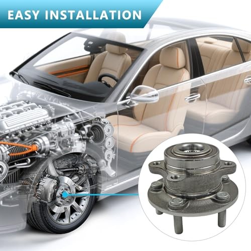 512498 Front Wheel Bearing Hub Assembly Fit for 2013-2020 Ford Fusion, 2013-2016