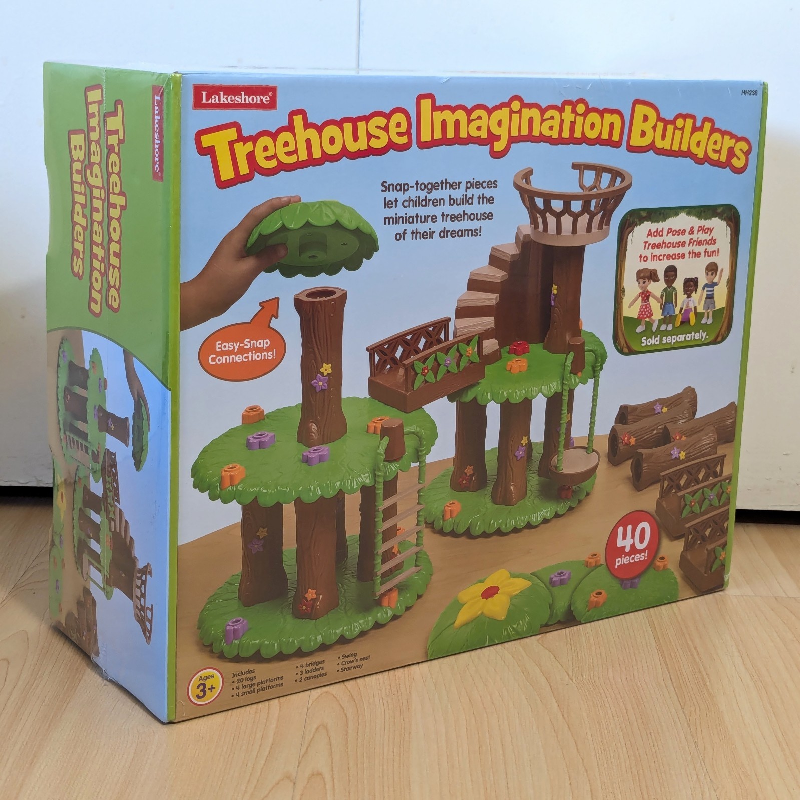 New Lakeshore Treehouse Imagination Builders Educational Toy 40pcs Sealed