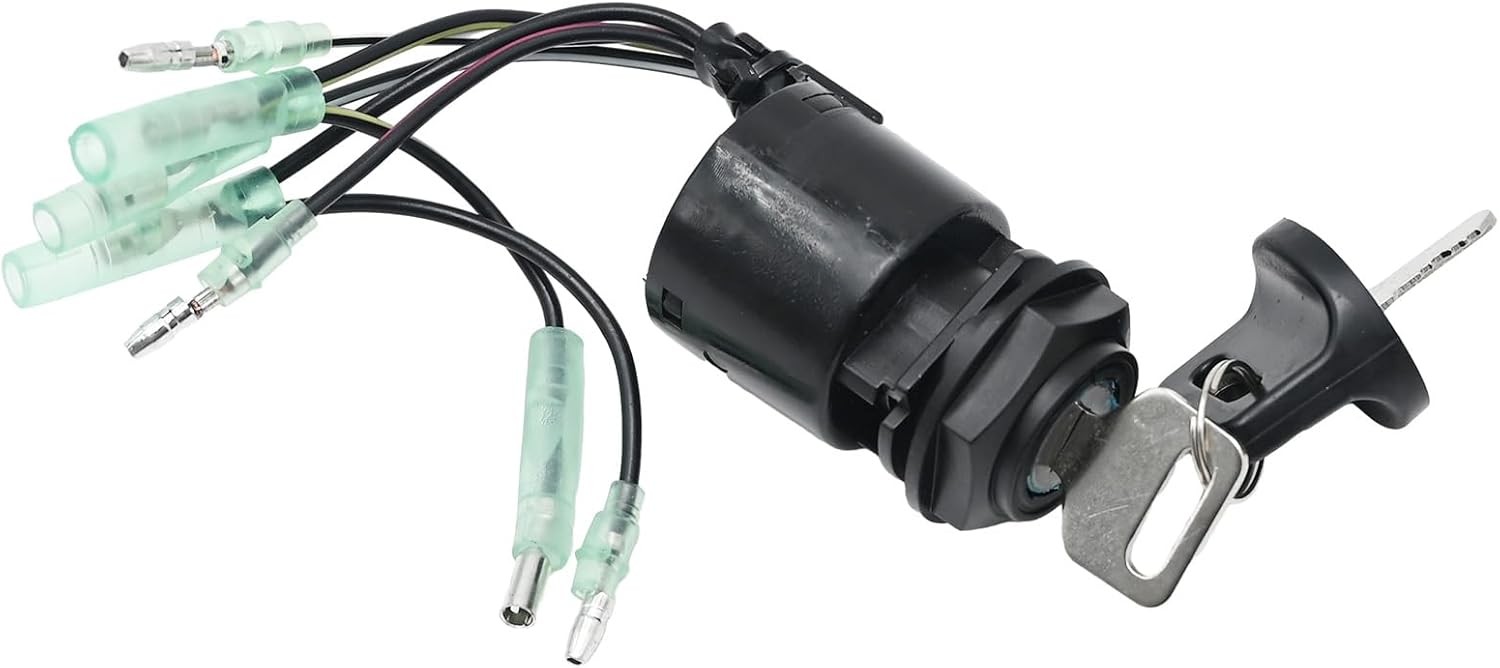 35100ZV5013 Boat Engine Starter Ignition Switch and Key, Outboard Motor Remote