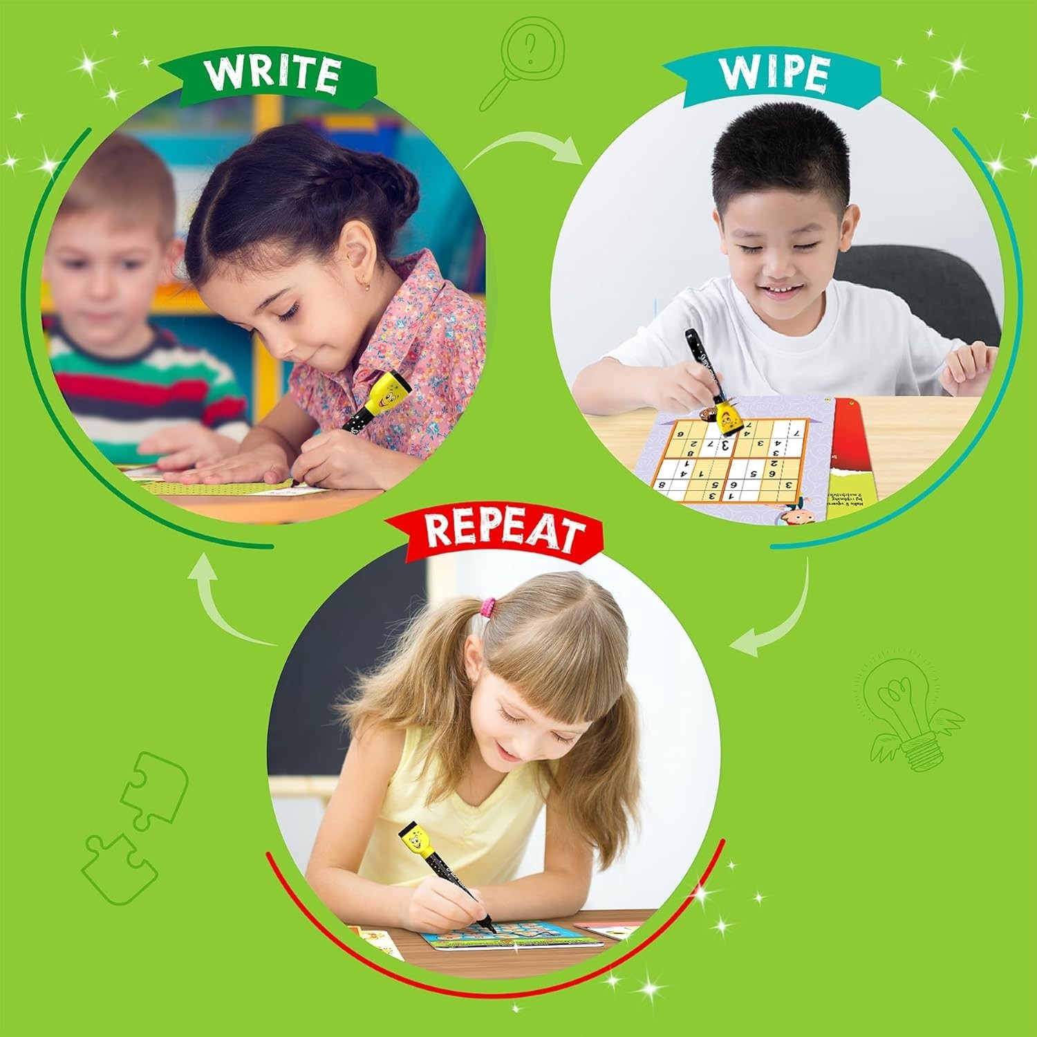 Skillmatics Brain Games Activity Mats Logic and Problem Solving Game 6 – 99 Yrs
