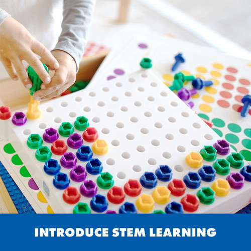 Educational Insights Design & Drill Activity Center STEM Construction Toy 3+ yrs