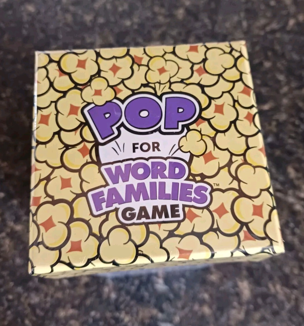 LEARNING RESOURCES Pop For Word Families Item #8470 New/Sealed Packaging