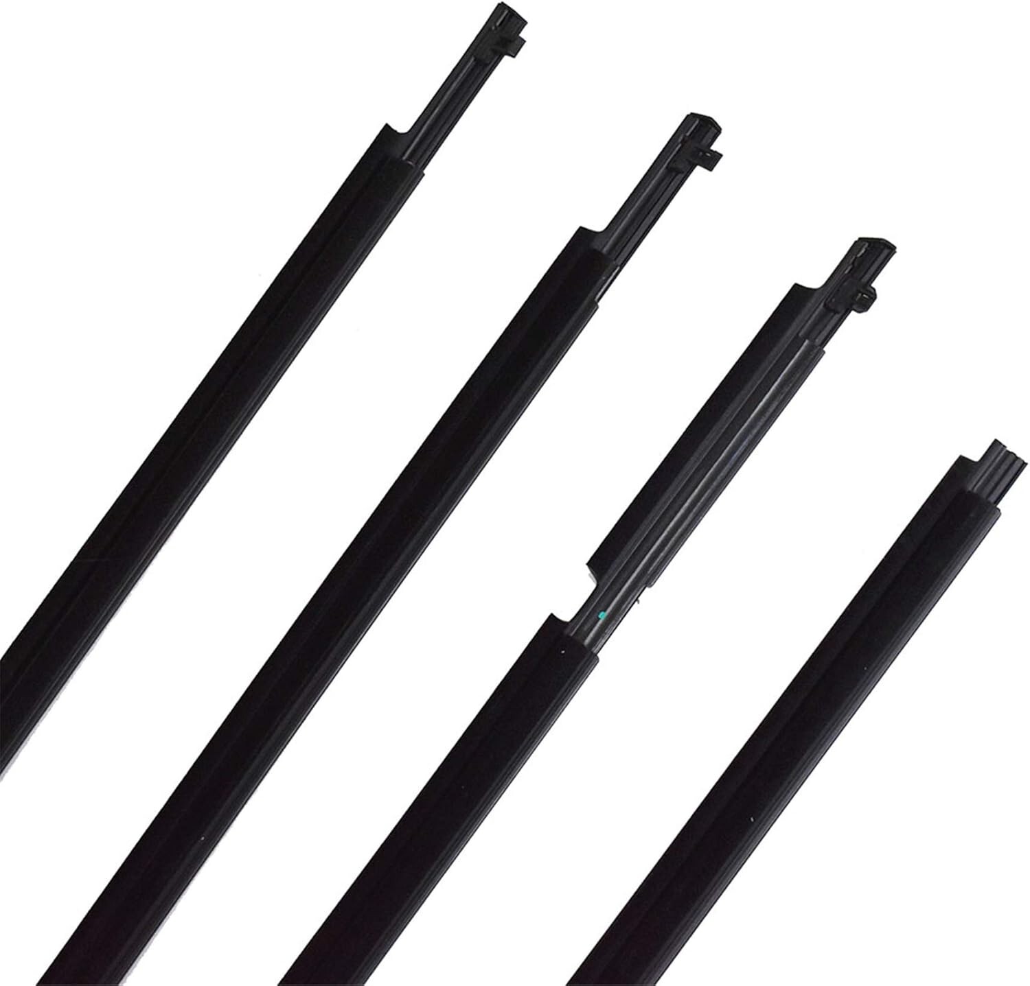 4-piecs Weatherstrip Window Molding Trim Sill Seal Belt Replacement for RAV4