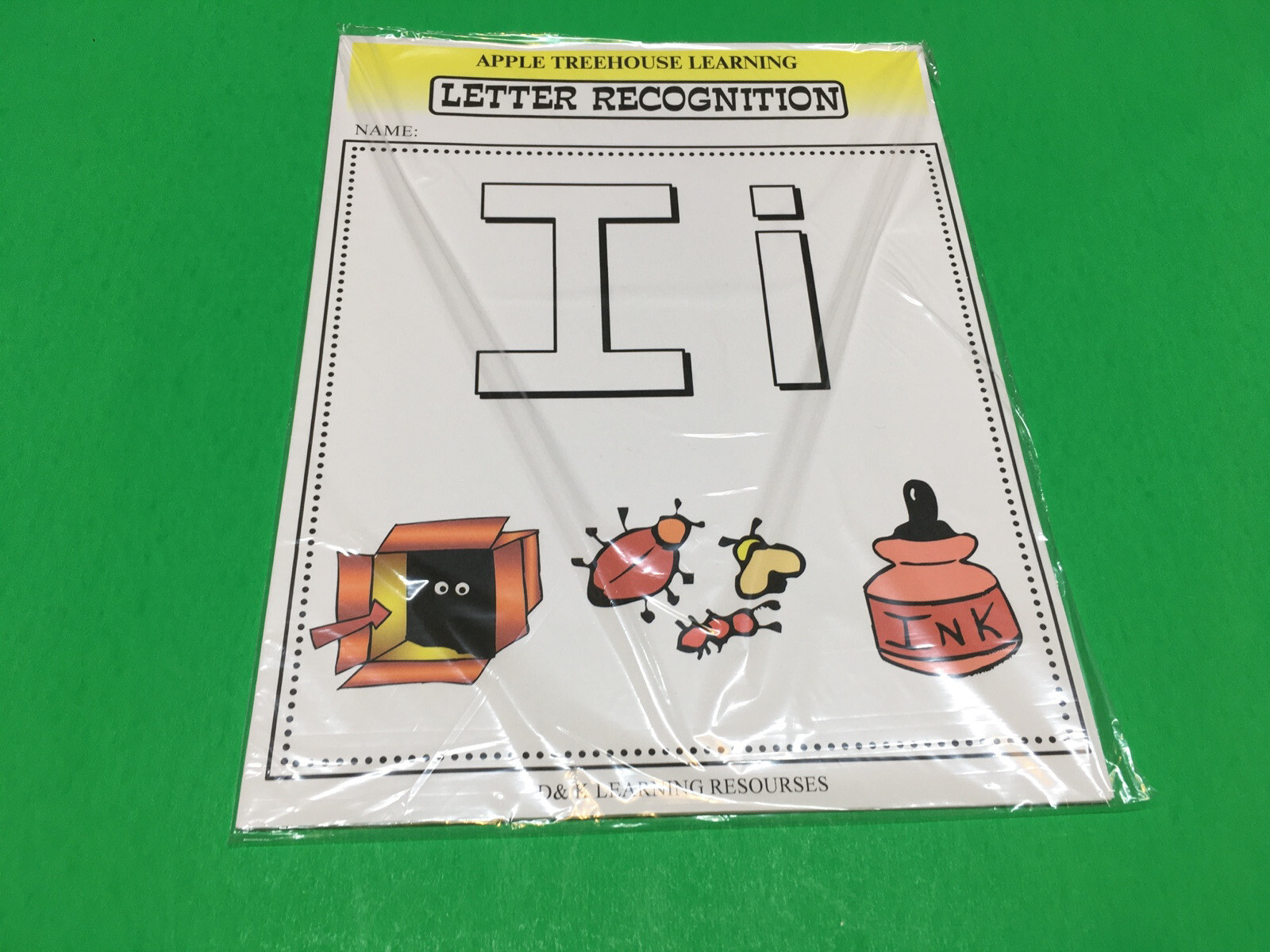 Letter Ii – Apple Treehouse Worksheets – Preschool Teaching supplies 20pgs