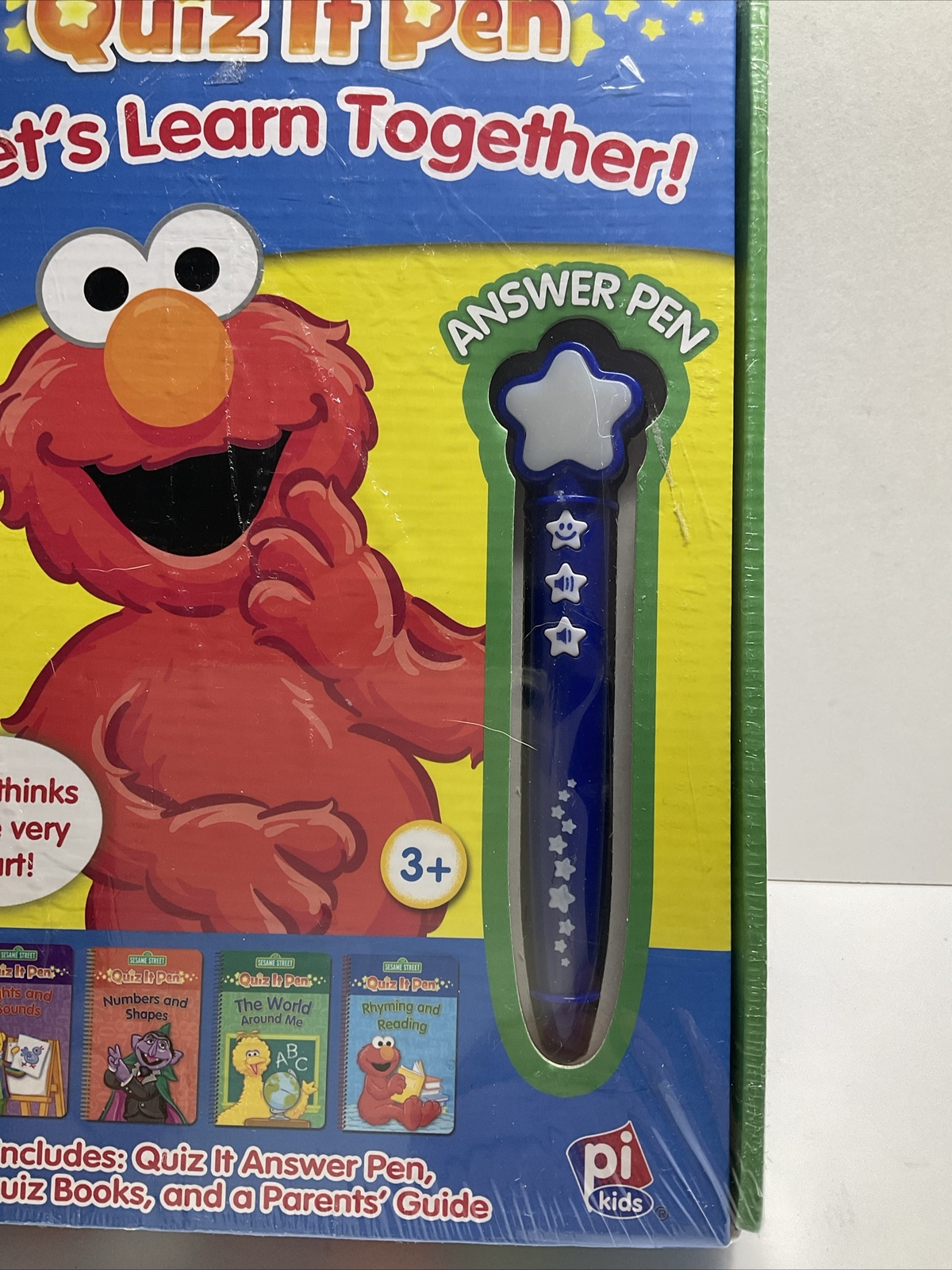 Excellent Quiz It Pen age 3+ PRESCHOOL 4x Books 450 Questions Sesame Street Elmo