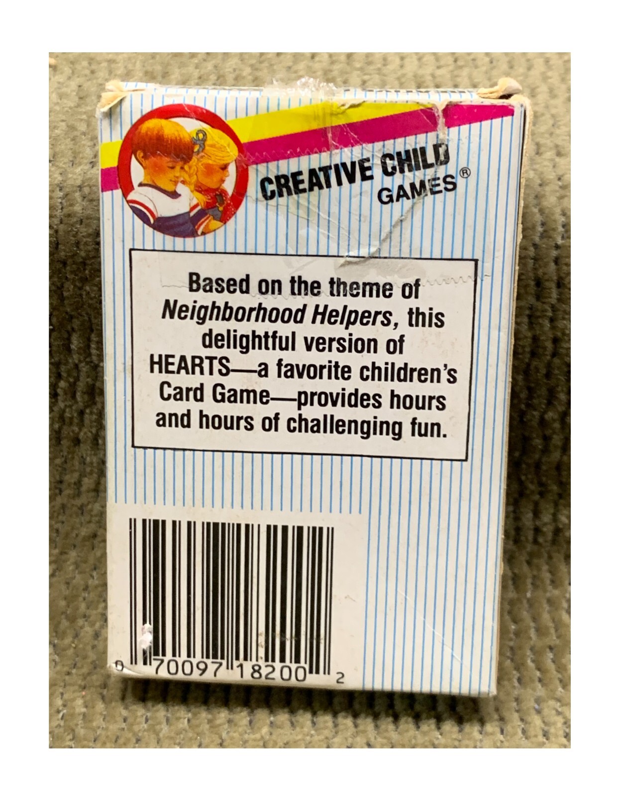 VINTAGE “HEARTS” CARD GAME FOR CREATIVE CHILDREN TO PLAY