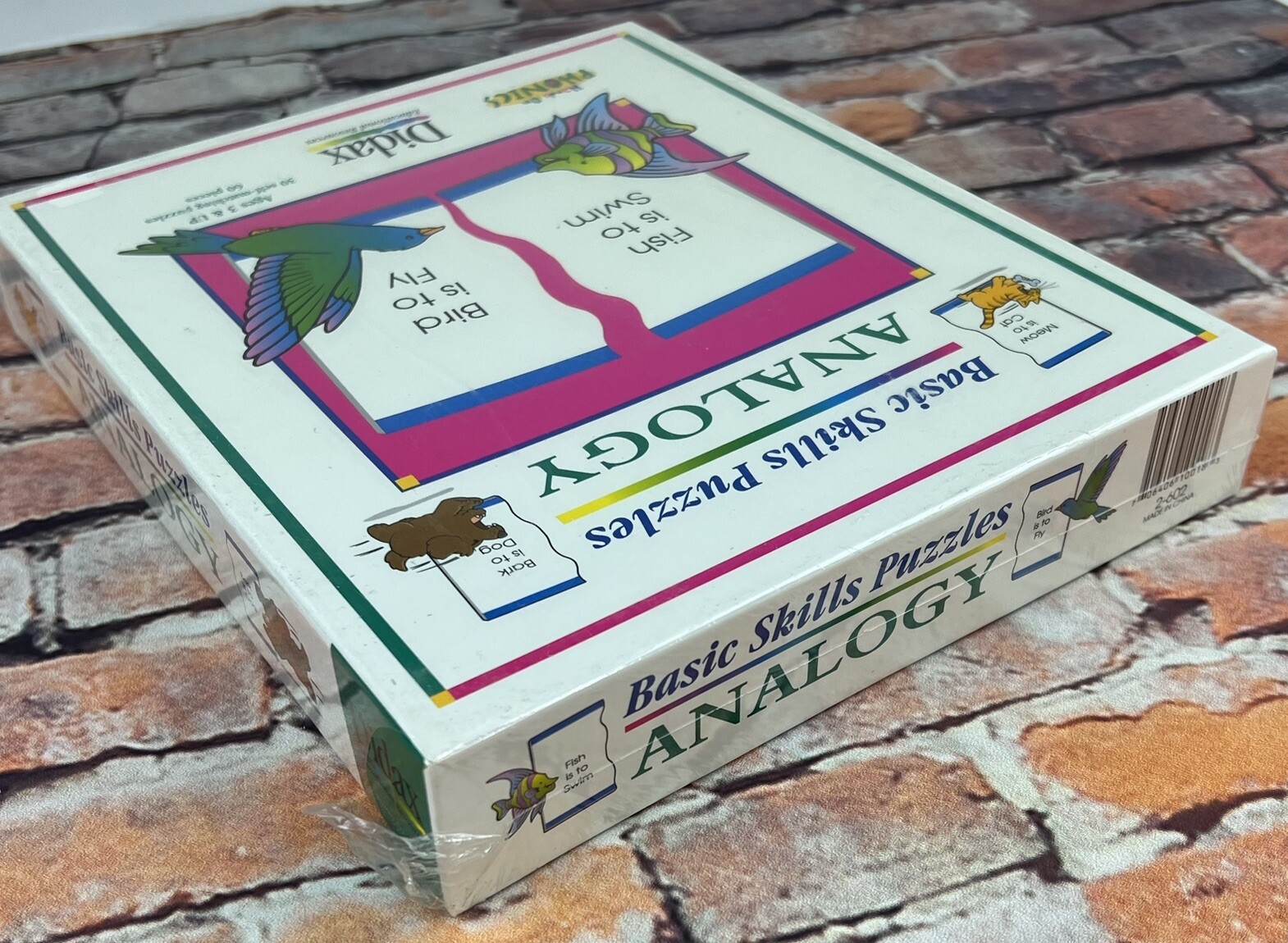 New Didax Basic Skills Puzzles Analogies Educational Resource 60 Piece