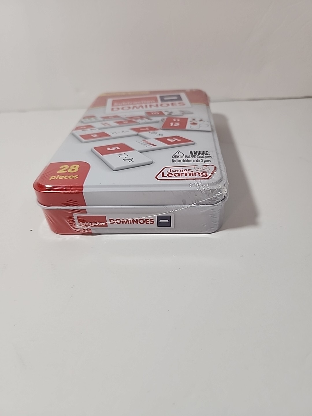 Junior Learning Dominoes Subtraction New In Metal Box