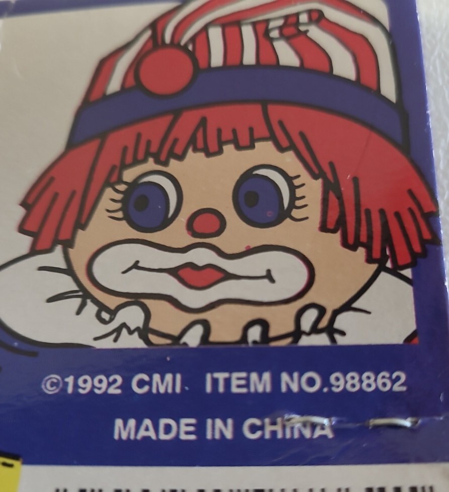 Chadwick Dress- Me Clown Doll Plush 14″ Educational Toy New Vintage 1992 Read ⬇️