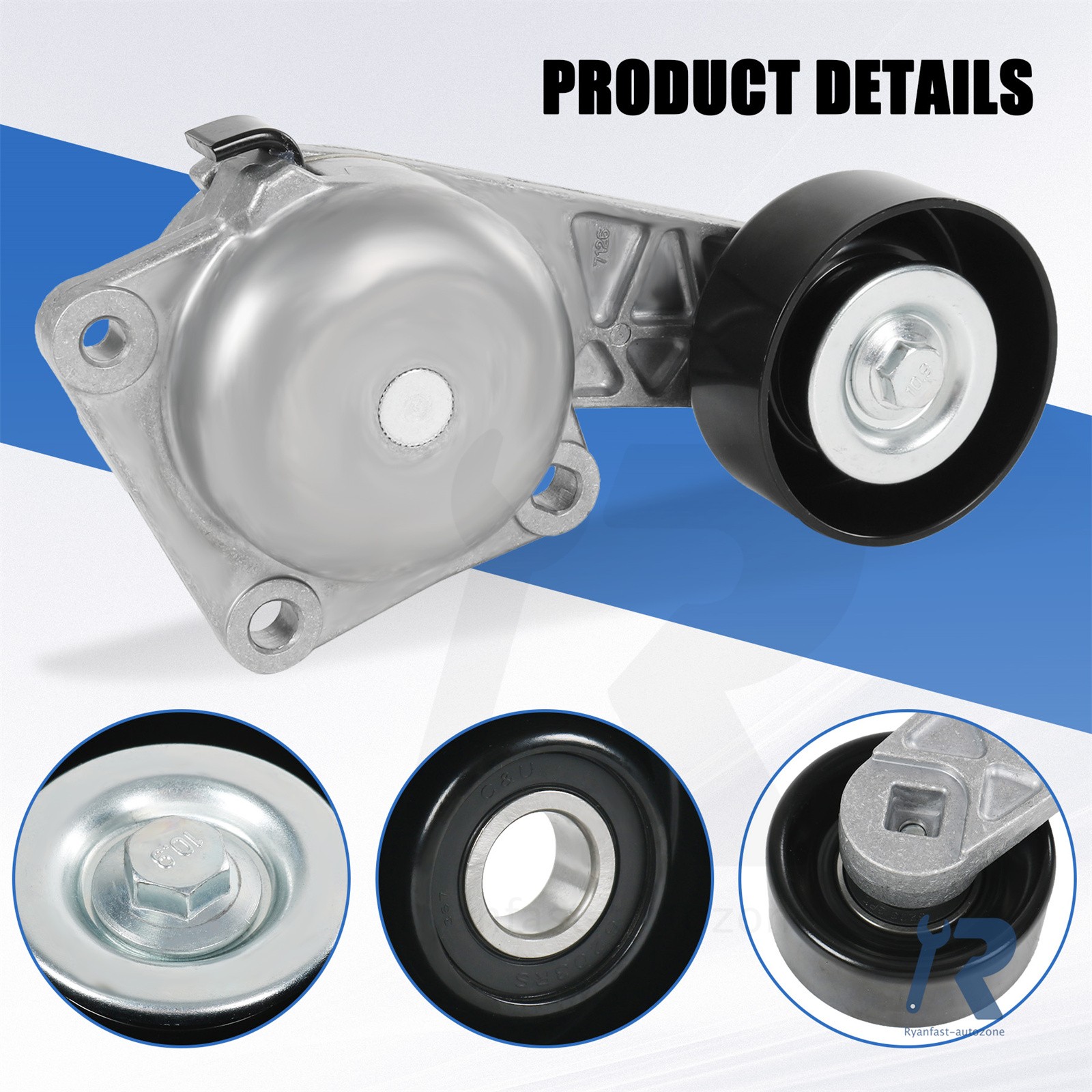 NEW Engine Serpentine Belt Drive Kit Compatible with Ford F-250 Super Duty