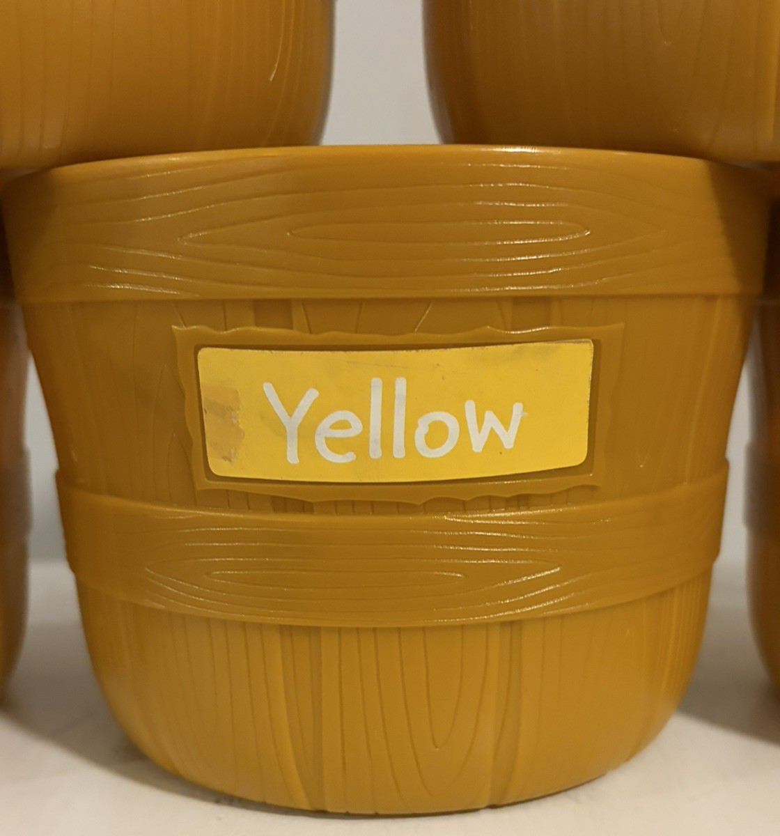 Learning Resources Farmers Market Bushel Baskets Color Sorting Buckets Set of 5