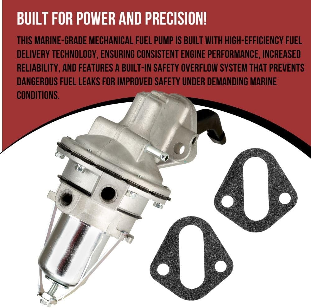Mechanical Marine Fuel Pump Ford 302 351 w 5.0 5.8 V8 BERKELEY Commander INDMAR