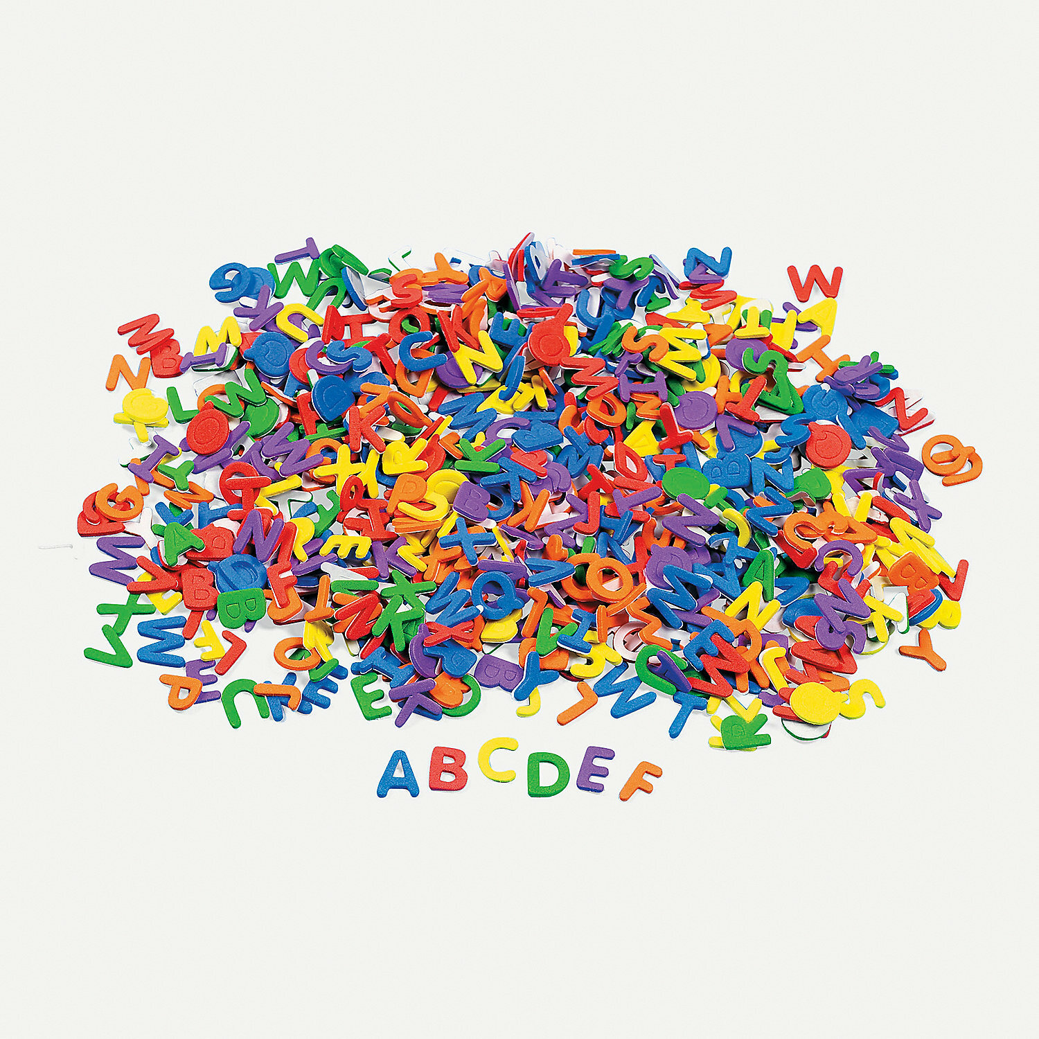 Rainbow Self-Adhesive Letters, Craft Supplies, 1040 Pieces
