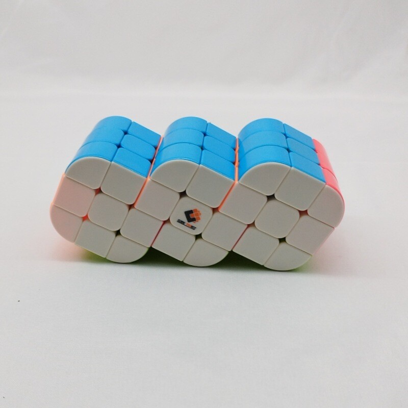 Magic Puzzle Twist Cube Limited Rotation Siamese Brain Teasers Toys Fast Speed