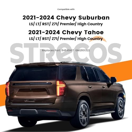 LED Tail Lights Compatible with Chevy Tahoe Suburban LS LT Right Passenger Side