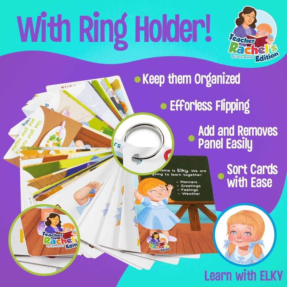 Discover Learning with 184 Toddler Flash Cards – Colors, Shapes, & Manners!