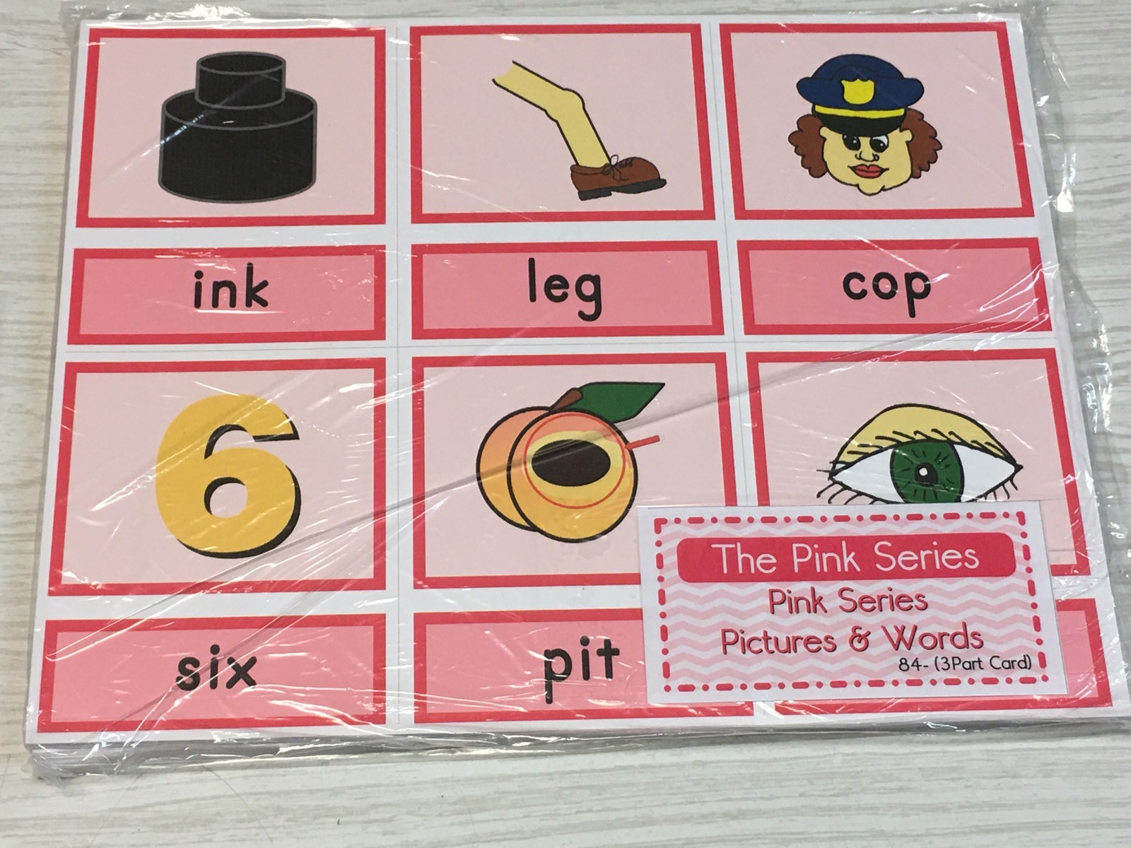 The Pink Series – Language Kit – (16) Montessori Materials for Primary Language