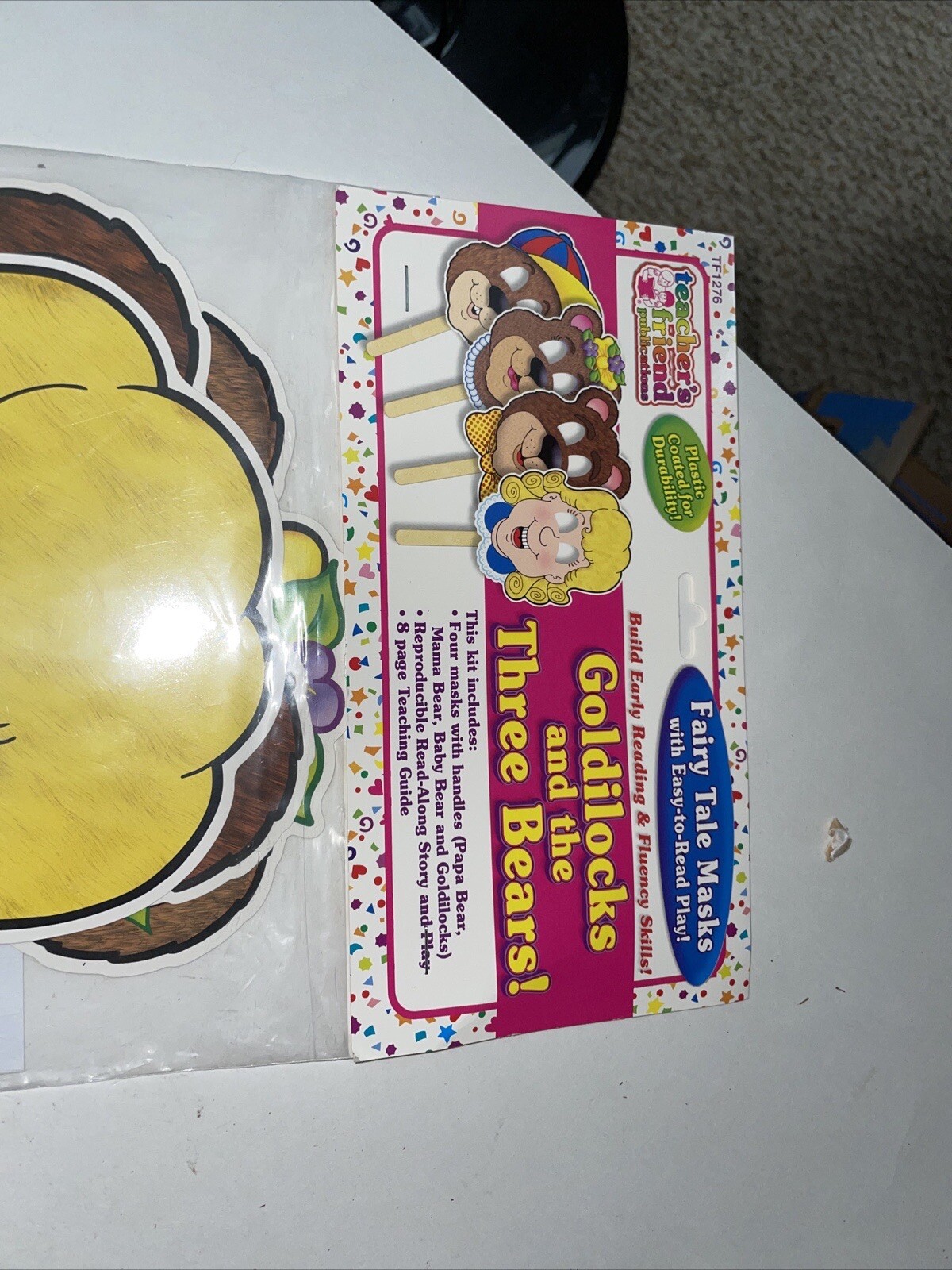 Goldilocks and the Three Bears Masks Fairy Tales Scholastics Teachers Friend #4
