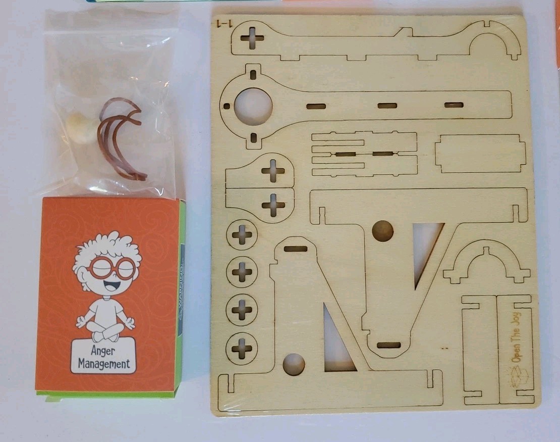Open The Joy – Anger Management in a Box 50 Calming Activities in a Box – NEW