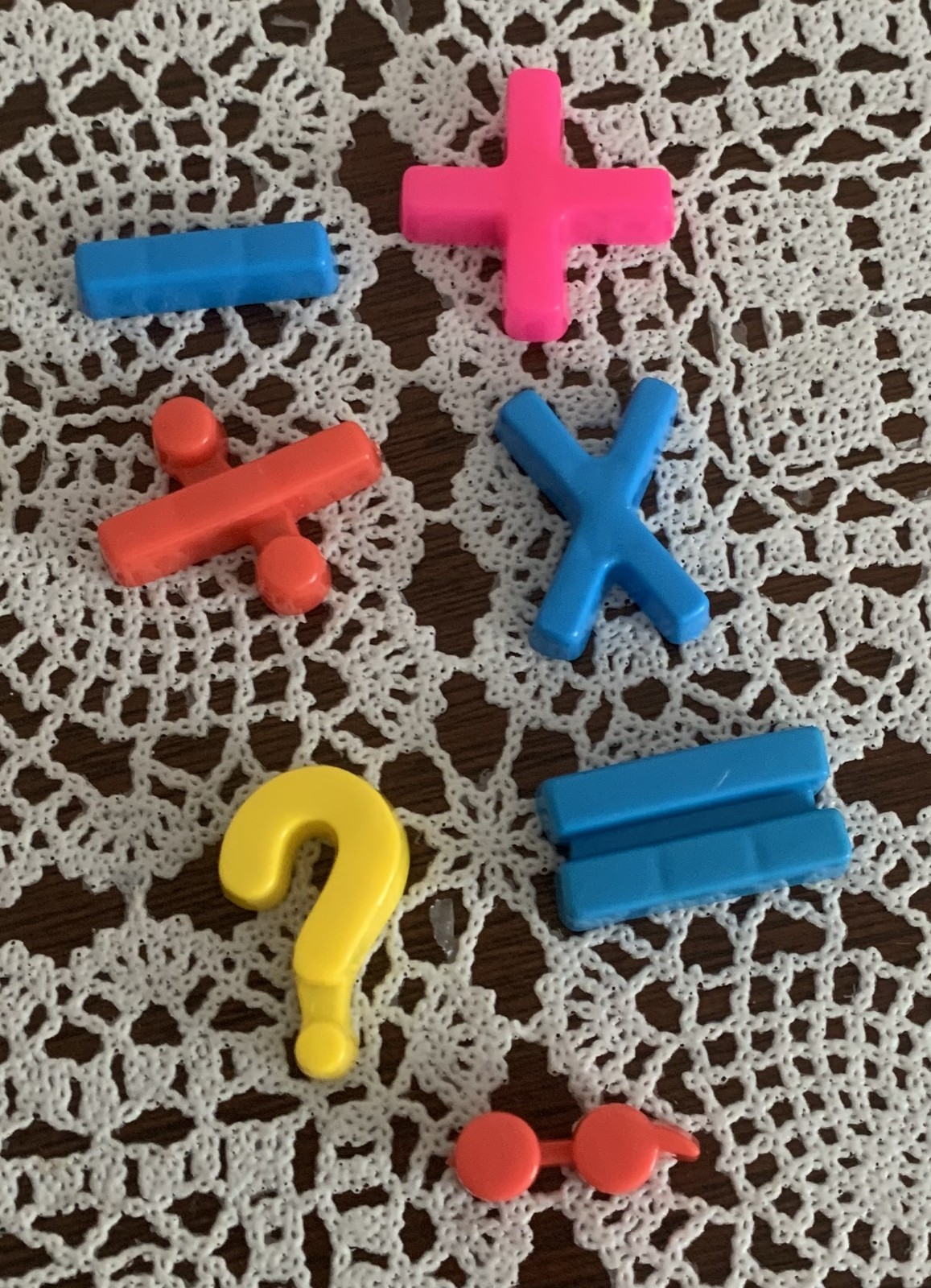 Complete Set Plastic Letters Number Alphabet Math Symbols Learning Toy 1 Inch