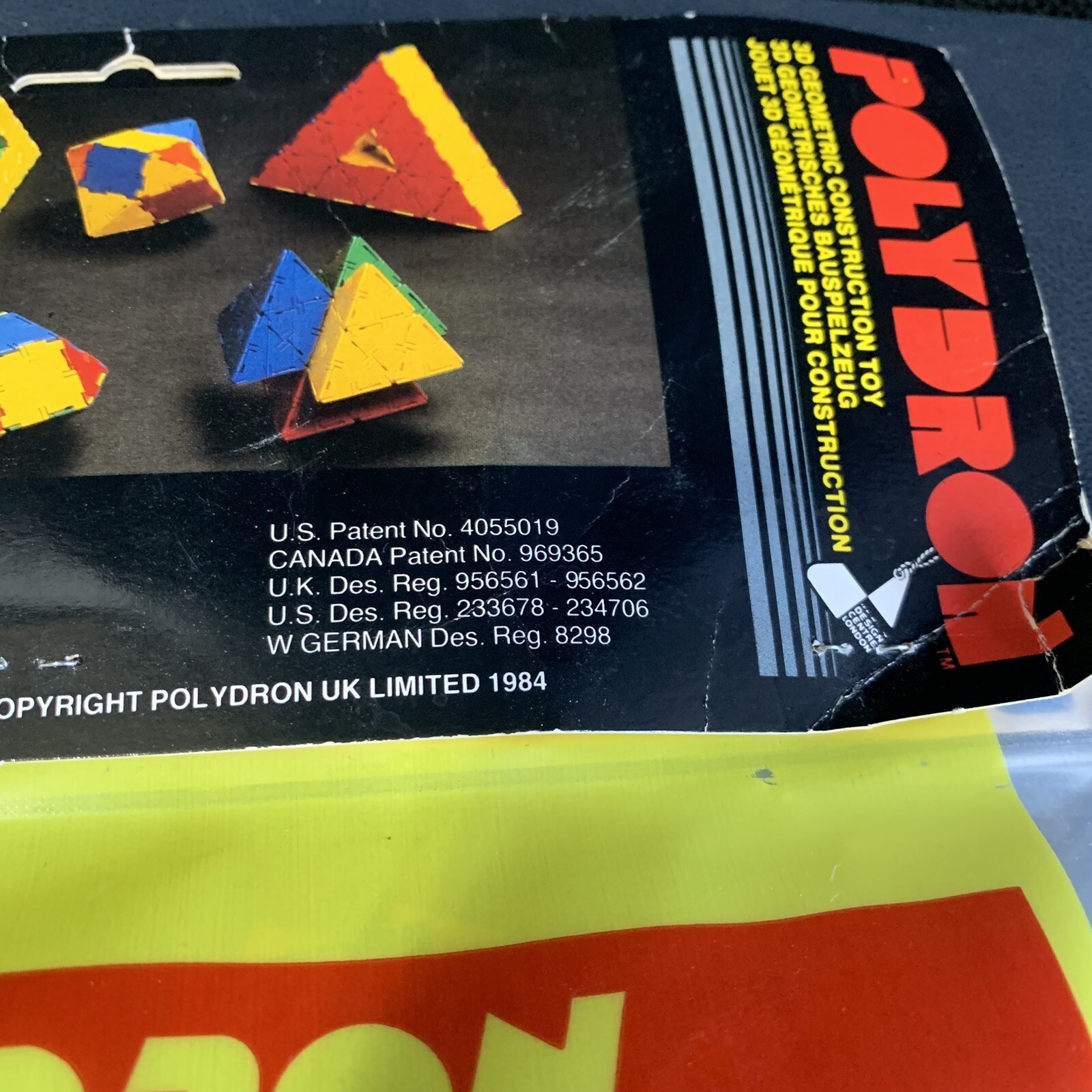 Vintage Polydron Add On Wheels Kit 1984 Educational Toy Sealed, Made In England