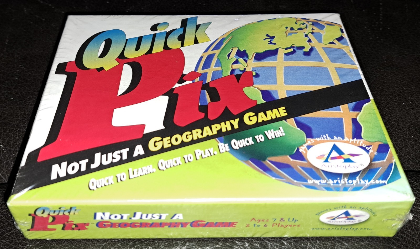 Quick Pix Geography Educational Game – Great Travel Game – 1999 New